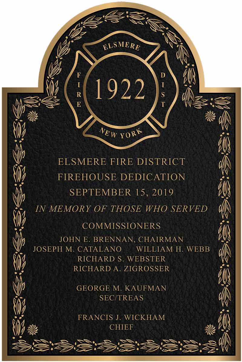 memorial plaques, memorial plaque, Memorial Plaques, cast Memorial Plaques, firefighter plaque, bronze firefighter plaque, cast bronze firefighter plaques